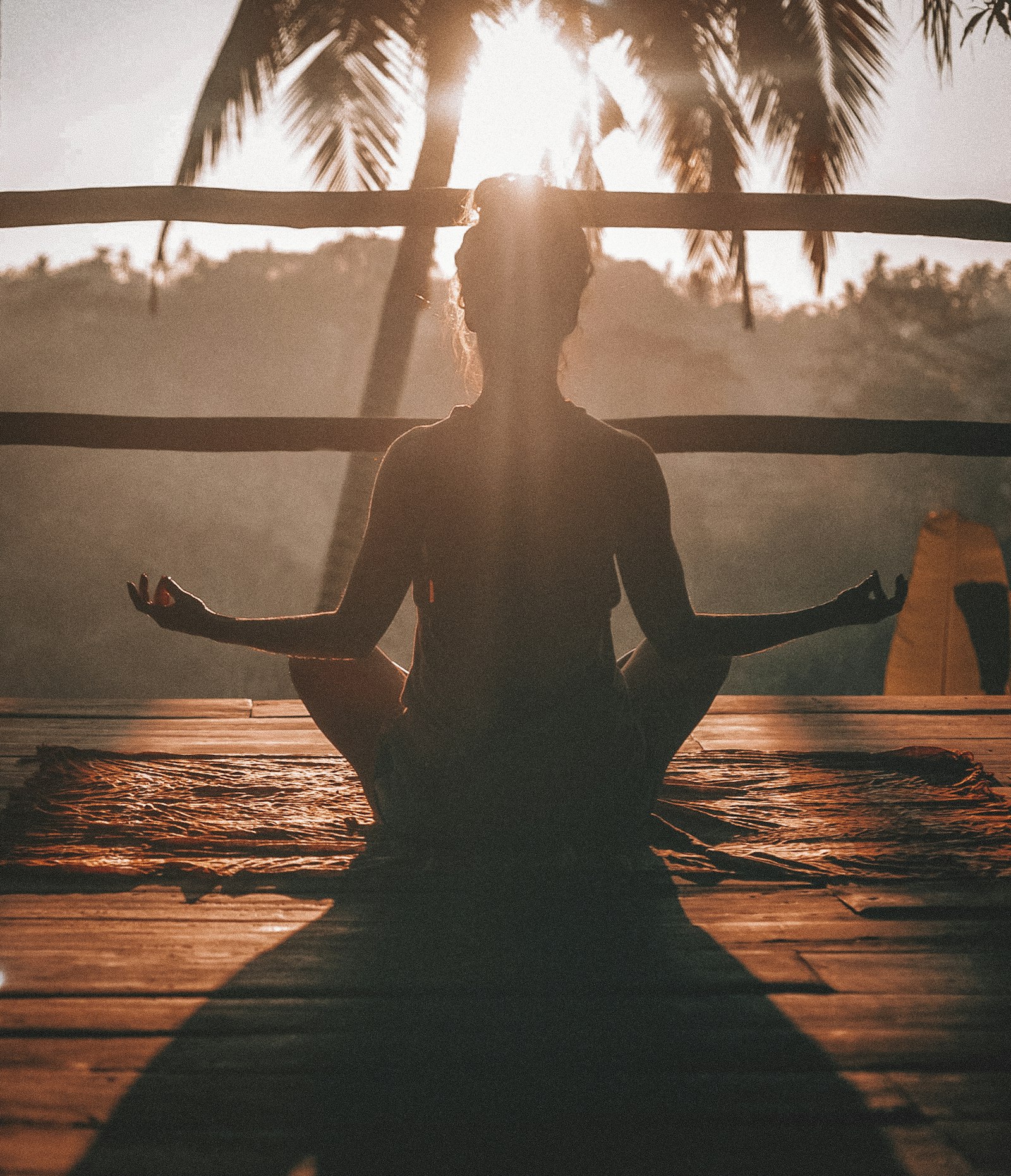 Lakeside yoga at sunrise in Nepal
